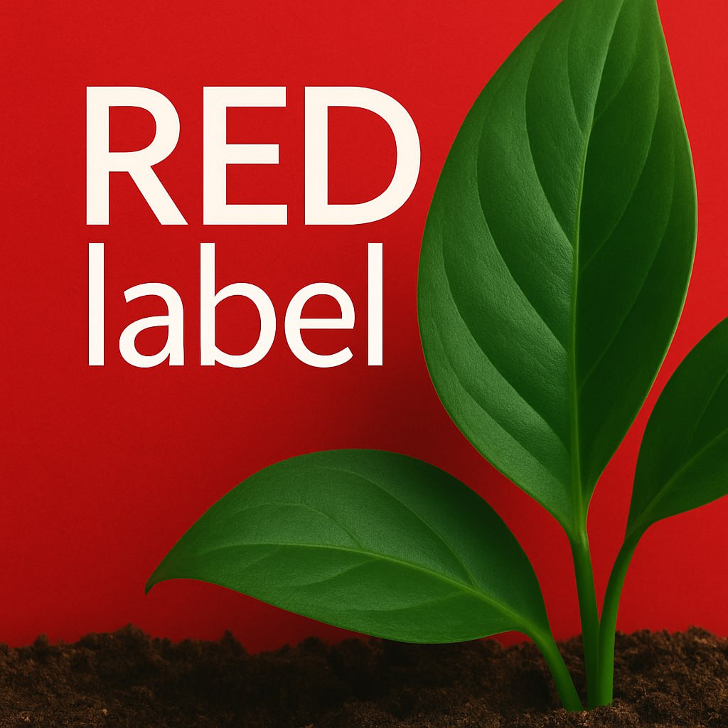 red lable